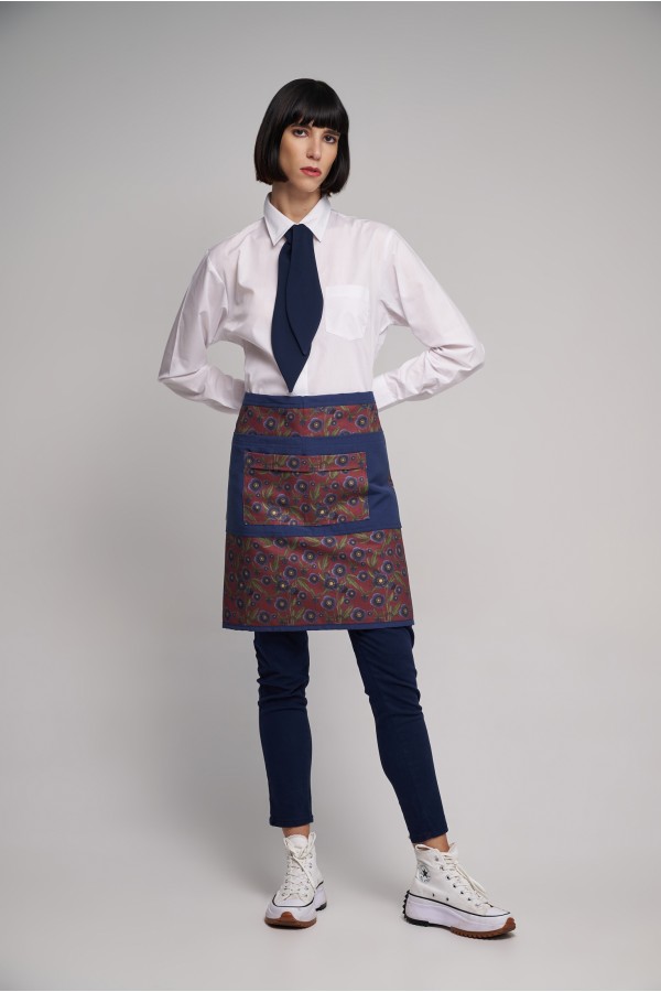 Ποδιά Μέσης Midi Excl Διπλής Όψεως Blue Garden