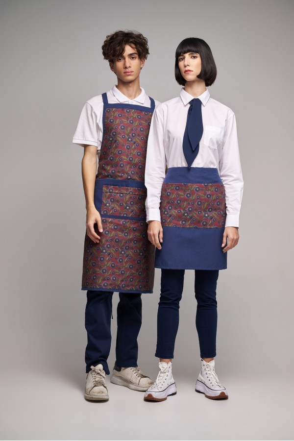 Ποδιά Μέσης Midi Excl Διπλής Όψεως Blue Garden