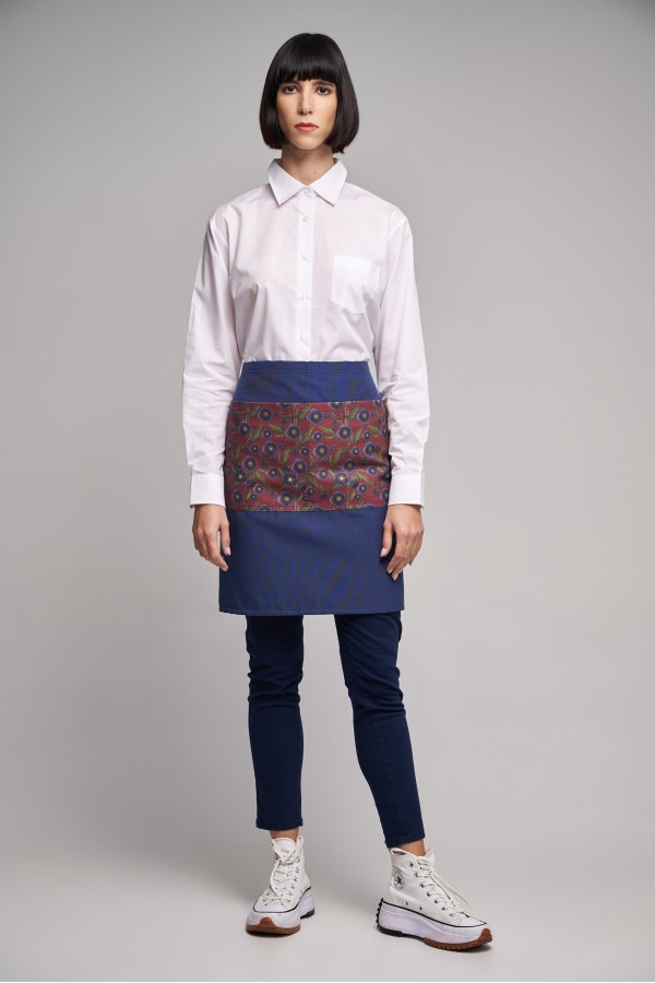 Ποδιά Μέσης Midi Excl Διπλής Όψεως Blue Garden