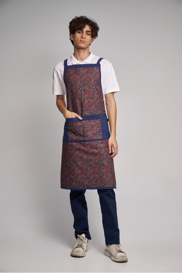 Ποδιά Ολόσωμη Midi  Excl Διπλής Όψεως Blue Garden