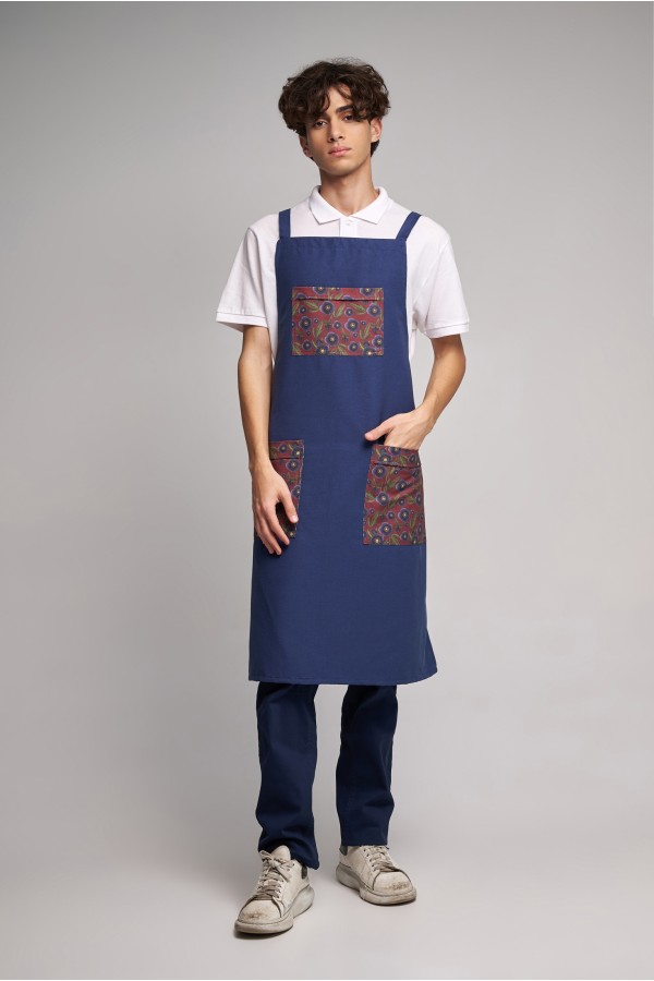 Ποδιά Ολόσωμη Midi  Excl Διπλής Όψεως Blue Garden