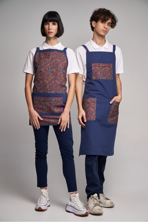 Ποδιά Ολόσωμη Midi  Excl Διπλής Όψεως Blue Garden