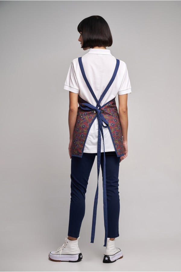 Ποδιά Ολόσωμη Mini  Excl Διπλής Όψεως Blue Garden