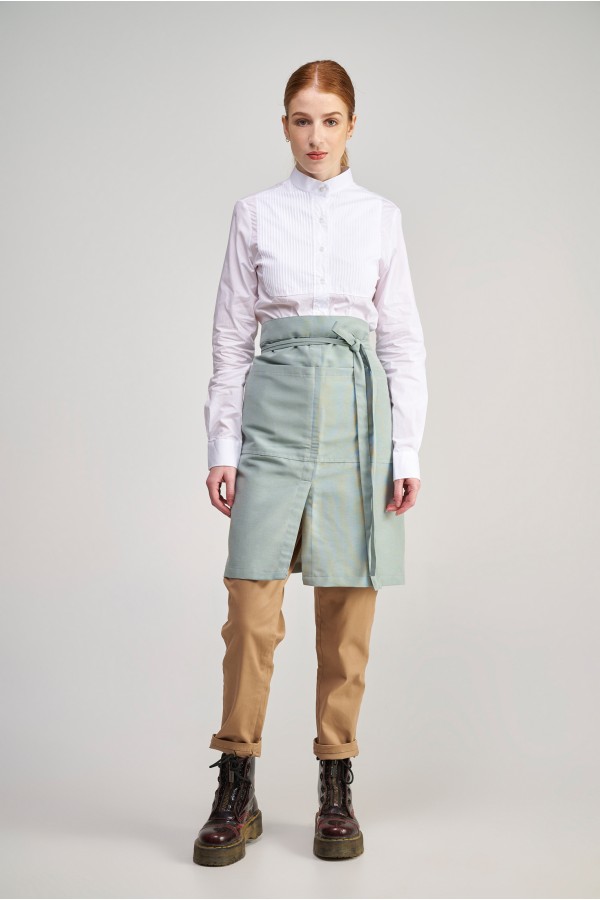 Ποδιά Μέσης Modern Midi σε χρώμα Mint, με σκίσιμο στη μέση