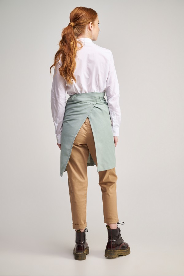 Ποδιά Μέσης Modern Midi σε χρώμα Mint, με σκίσιμο στη μέση